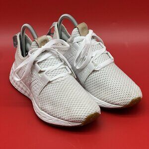 New Balance Fresh Foam Cruz V1 White Mesh Running Shoes Sneakers Women's Size 6B